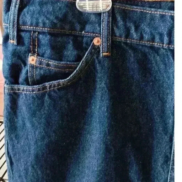1993‎ Vin Levis 505 Jeans Made in Mexico Orange Tab Dark Wash Straight Leg 40x30 - Picture 4 of 9